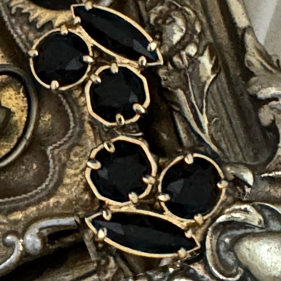 KATE SPADE • Crystal Black Cluster Earrings - Picture 4 of 4